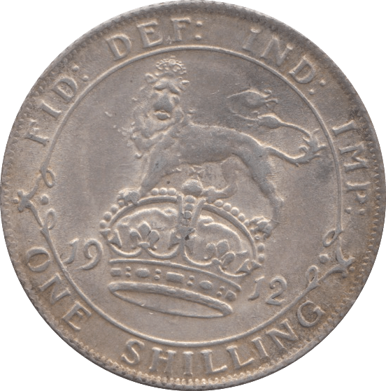 1912 SHILLING ( EF ) 5 - SHILLING - Cambridgeshire Coins