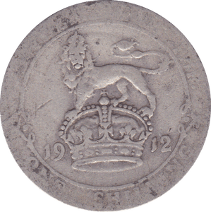 1912 SHILLING ( F ) B - Shilling - Cambridgeshire Coins