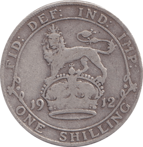 1912 SHILLING ( FINE ) - Shilling - Cambridgeshire Coins