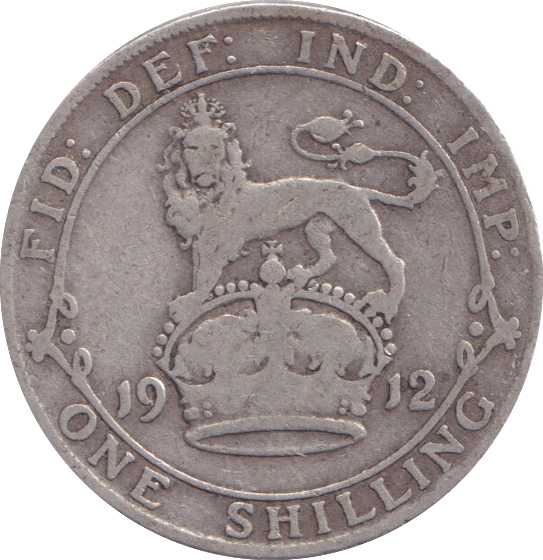 1912 SHILLING ( FINE ) - Shilling - Cambridgeshire Coins