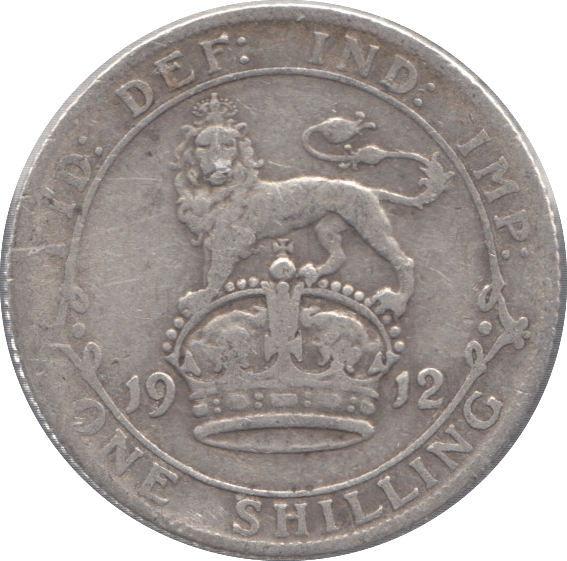 1912 SHILLING ( GF ) - Shilling - Cambridgeshire Coins