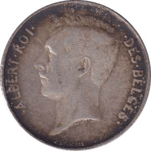 1912 SILVER 1 FRANC FRANCE - SILVER WORLD COINS - Cambridgeshire Coins