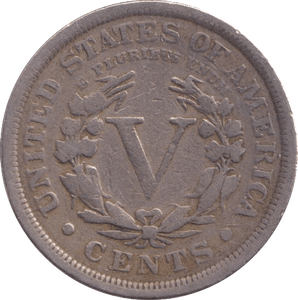 1912 SILVER 5 CENT USA - SILVER WORLD COINS - Cambridgeshire Coins