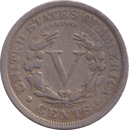 1912 SILVER 5 CENT USA - SILVER WORLD COINS - Cambridgeshire Coins