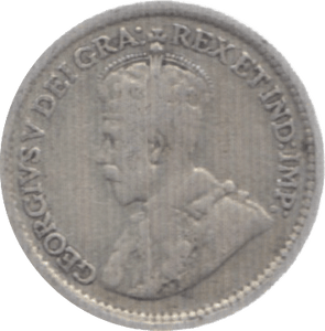 1912 SILVER 5 CENTS NEWFOUNDLAND - WORLD SILVER COINS - Cambridgeshire Coins