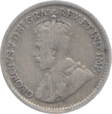 1912 SILVER 5 CENTS NEWFOUNDLAND - WORLD SILVER COINS - Cambridgeshire Coins