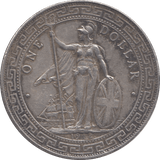 1912 SILVER BRITANNIA TRADE ONE DOLLAR - WORLD SILVER COINS - Cambridgeshire Coins