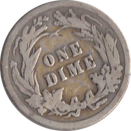 1912 SILVER DIME USA - SILVER WORLD COINS - Cambridgeshire Coins