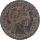 1912 SILVER DIME USA - SILVER WORLD COINS - Cambridgeshire Coins
