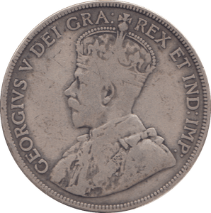 1912 SILVER FIFTY CENTS CANADA - WORLD SILVER COINS - Cambridgeshire Coins