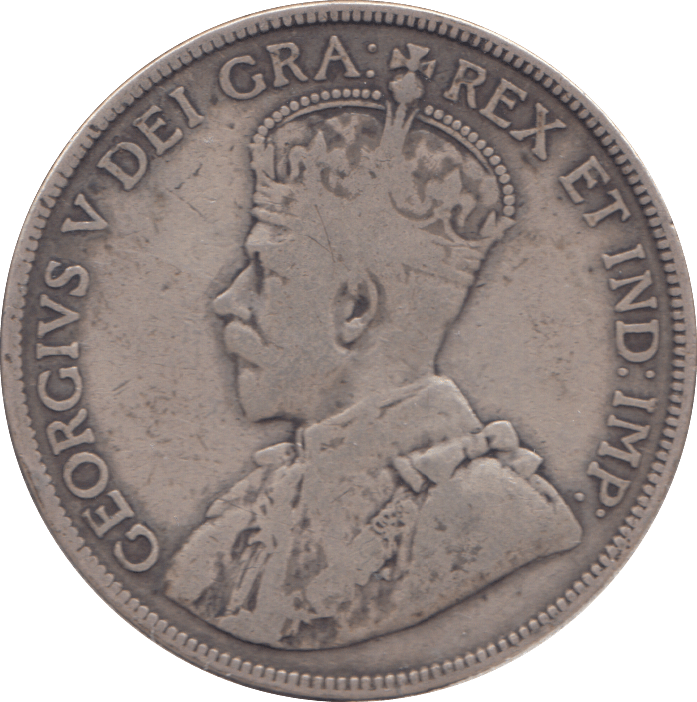 1912 SILVER FIFTY CENTS CANADA - WORLD SILVER COINS - Cambridgeshire Coins