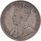 1912 SILVER FIFTY CENTS CANADA - WORLD SILVER COINS - Cambridgeshire Coins