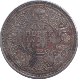 1912 SILVER ONE RUPEE INDIA - SILVER WORLD COINS - Cambridgeshire Coins