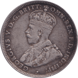 1912 SILVER ONE SHILLING AUSTRALIA - SILVER WORLD COINS - Cambridgeshire Coins