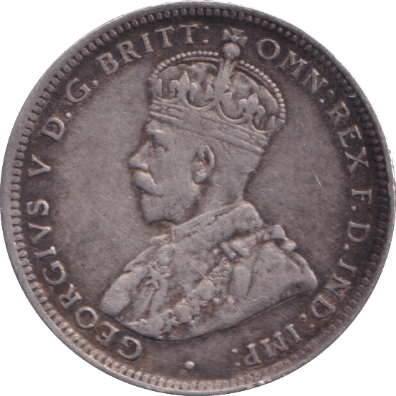 1912 SILVER ONE SHILLING AUSTRALIA - SILVER WORLD COINS - Cambridgeshire Coins