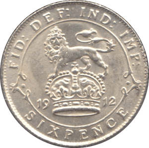 1912 SIXPENCE ( BU ) - Sixpence - Cambridgeshire Coins