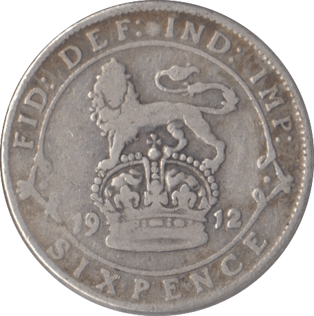 1912 SIXPENCE ( FINE ) - Sixpence - Cambridgeshire Coins