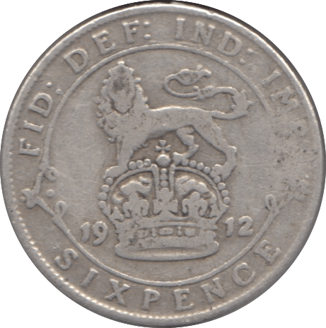 1912 SIXPENCE ( FINE ) - Sixpence - Cambridgeshire Coins