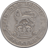 1912 SIXPENCE ( FINE ) - Sixpence - Cambridgeshire Coins