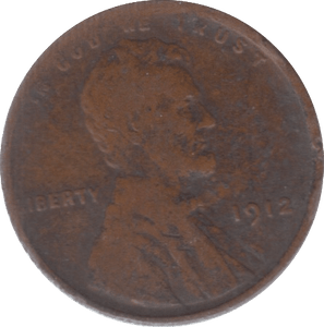 1912 USA ONE CENT - WORLD COINS - Cambridgeshire Coins