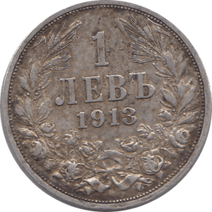 1913 .835 SILVER LEV BULGARIA REF H36 - Token - Cambridgeshire Coins