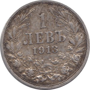 1913 .835 SILVER LEV BULGARIA REF H36 - Token - Cambridgeshire Coins
