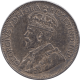 1913 CANADA SILVER 25 CENTS - SILVER WORLD COINS - Cambridgeshire Coins
