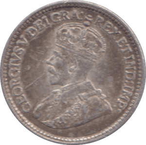 1913 CANADA SILVER 5 CENTS - WORLD SILVER COINS - Cambridgeshire Coins