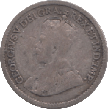 1913 CANADA SILVER 5 CENTS - WORLD SILVER COINS - Cambridgeshire Coins