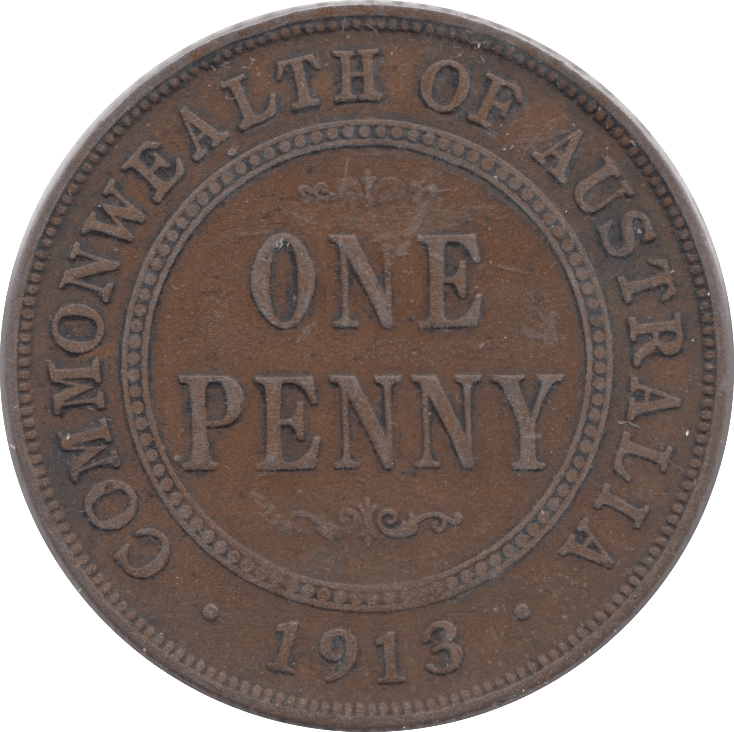1913 COMMONWEALTH PENNY AUSTRALIA - WORLD COINS - Cambridgeshire Coins