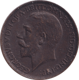 1913 FARTHING ( AUNC ) - Farthing - Cambridgeshire Coins