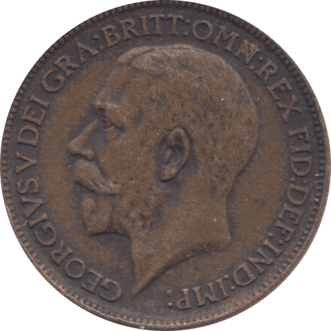 1913 FARTHING ( VF ) - Farthing - Cambridgeshire Coins