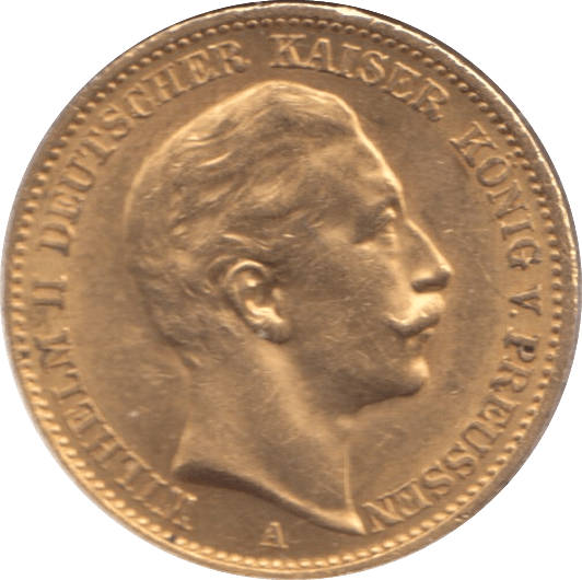 1913 GOLD GERMANY 20 MARKS - Gold World Coins - Cambridgeshire Coins