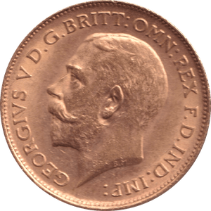 1913 GOLD HALF SOVEREIGN ( AUNC ) - Half Sovereign - Cambridgeshire Coins