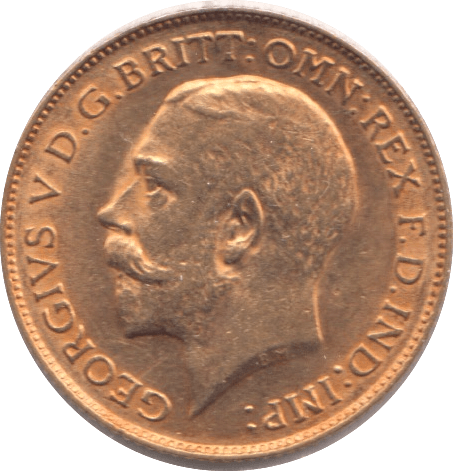 1913 GOLD HALF SOVEREIGN ( EF ) - Half Sovereign - Cambridgeshire Coins