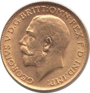 1913 GOLD SOVEREIGN ( AUNC ) 2 - Sovereign - Cambridgeshire Coins