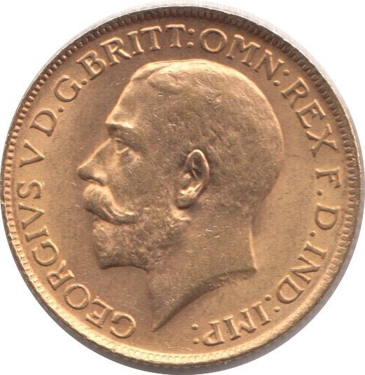 1913 GOLD SOVEREIGN ( AUNC ) 2 - Sovereign - Cambridgeshire Coins