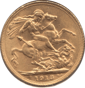 1913 GOLD SOVEREIGN ( AUNC ) - Sovereign - Cambridgeshire Coins