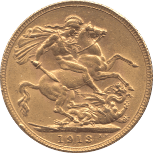 1913 GOLD SOVEREIGN ( EF ) - Sovereign - Cambridgeshire Coins