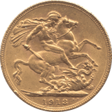 1913 GOLD SOVEREIGN ( EF ) - Sovereign - Cambridgeshire Coins