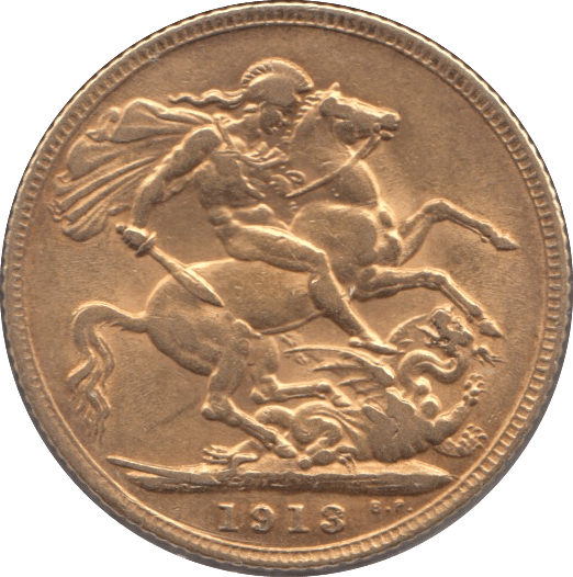 1913 GOLD SOVEREIGN ( GVF ) - Sovereign - Cambridgeshire Coins