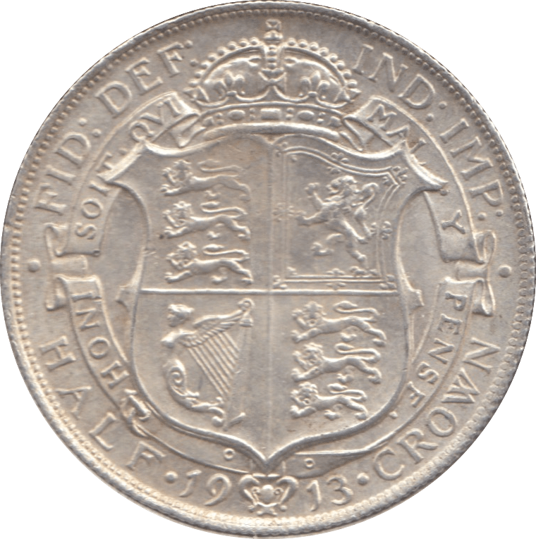 1913 HALFCROWN ( AUNC ) 6 - Halfcrown - Cambridgeshire Coins