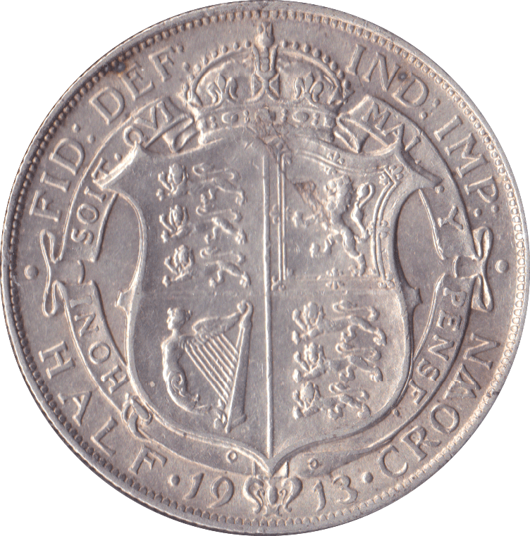 1913 HALFCROWN ( EF ) B - Halfcrown - Cambridgeshire Coins