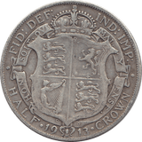 1913 HALFCROWN ( GF ) 6 - Halfcrown - Cambridgeshire Coins