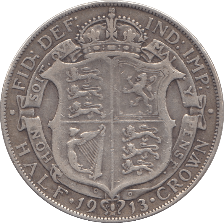 1913 HALFCROWN ( GF ) 8 - Halfcrown - Cambridgeshire Coins