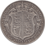 1913 HALFCROWN ( GF ) 8 - Halfcrown - Cambridgeshire Coins