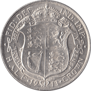 1913 HALFCROWN ( UNC ) - Halfcrown - Cambridgeshire Coins