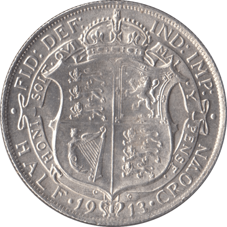 1913 HALFCROWN ( UNC ) - Halfcrown - Cambridgeshire Coins