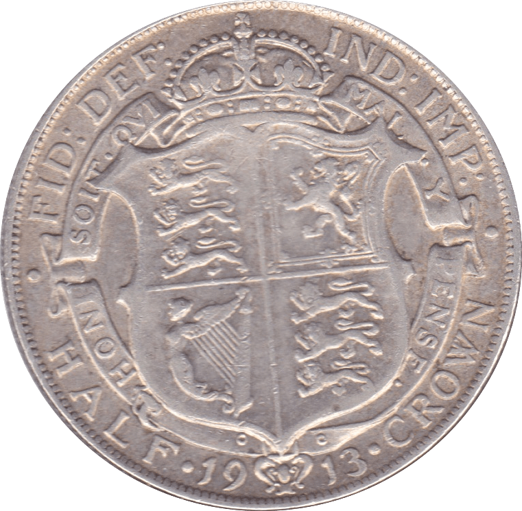 1913 HALFCROWN ( VF ) B - Halfcrown - Cambridgeshire Coins