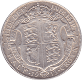 1913 HALFCROWN ( VF ) B - Halfcrown - Cambridgeshire Coins